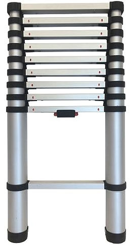 HAILO Echelle télescopique 2.9 mètres à échelon - Selekta - Matériel et aménagement d'atelier