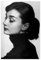 NEDOES Audrey Hepburn Poster, Leinwand, Poster, Wandkunst, Dekor, Bild, Gemälde für Wohnzimmer, Schlafzimmer, Dekoration, ungerahmt, 30 x 45 cm
