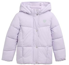 TOM TAILOR Mädchen 1047605 Kinder Puffer-Jacke mit Allover-Print