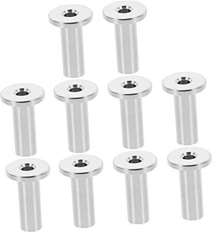 HOMSFOU 10 Piezas Conector de cuerda de alambre funda protectora de cable de bricolaje protector de cable de balaustrada protector de cuerda de alambre de bricolaje broca valla suite lazo