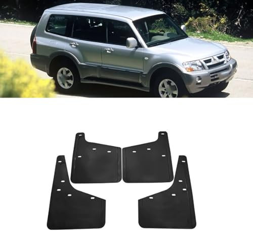 YujieNB Paraspruzzi per Auto per Mitsubishi Pajero Pajero 2004-2021,paraspruzzi Anteriori + Posteriori,4 Pezzi