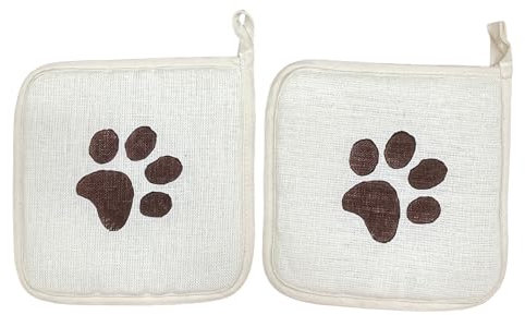 Amarcord La Romagna Set 2 Presine Fatte e Dipinte a Mano con Zampine