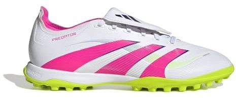 adidas Mens League Fold Over Tongue Astro Turf Football White/Pink 8 UK