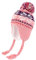 YAMEE Wintermütze Mädchen mit Ohrenklappen Warme,Bunte Strickmütze Mädchen mit Weich Polar Fleece Lining,Licht Baby Hat Klassische mit Bommel,Beanie Mädchen Hut für Outdoor-Aktivitäten Herbst Winter