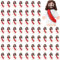 Mini-Jesus-Figuren, kleine religiöse Jesus-Puppe, Mini-Gummi-Figur zum Verstecken und Suchen, religiöse Partygeschenke, Sonntagsschule, Basteln, Taufgeschenke für Ostereier, 100 Stück