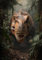 CALVENDO Poster 29,7 x 42,0 cm Hochformat Tyrannosaurus Rex| Bilder, Kunstdruck, Wandbild, Wanddeko, Prints ohne Rahmen