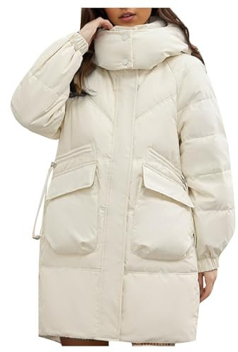Black Friday Angebote 2024 Damen Kleidung Winterjacke Damen Warm Lang Steppmantel Winter Mantel Steppjacke Parka Mit Kapuze Outdoorjacke Wintermantel Übergangsjacke Elegante Tages Angebote Von Heute