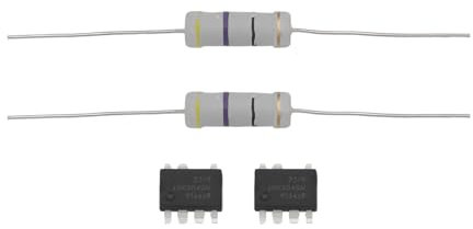 EMSea Kit de réparation pour sèche-linge LNK304GN avec résistance 47 Ohm 3 W Compatible Whirlpool Compatible avec AEG Compatible avec Bauknecht Compatible avec Bosch