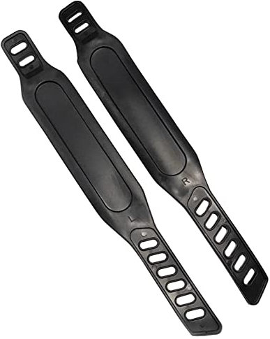 2 Stück Heimtrainer Pedalriemen, Strapazierfähig Verstellbare Länge Universeller Pedalgurt, Pedalriemen Fahrrad Heimtrainer Pedal Straps für die meisten Heimtrainer (Size:B)