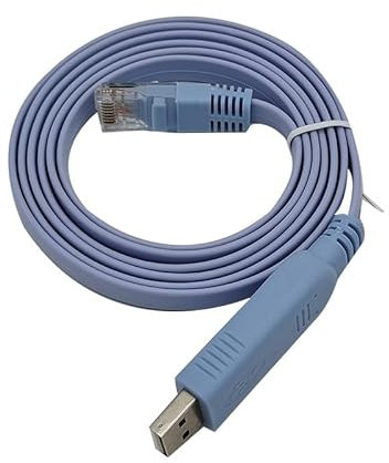 Annlpoy 1pcs rj45 cavo console usb per 1.8m/6ft, 8p8c rj45 rs232 cavo da usb,game console transfer cable,per Collegamenti di Terminali, Switch e Router, Compatibile con Windows, MAC OS, Linux