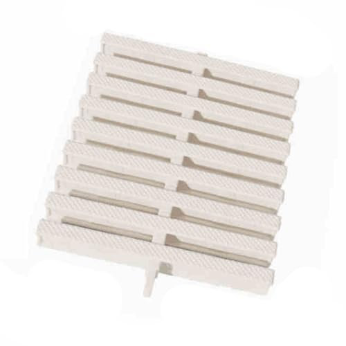 CQCCQ Schwimmbadgitter-Spleißrinne, 90-Grad-Überlaufgitter im rechten Winkel, Bodenablaufabdeckung aus ABS-Kunststoff, Terrassenpool(25x100cm/15pcs)