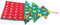 UKCOCO Ornements Suspendus Détachables Feutre pour Arbre de Noël Créatif Décorations Diy pour Fête de Noël et Calendrier de Comptage