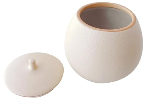 Ipetboom Barattolo Ermetico in Ceramica Per Tè e Zucchero Contenitore Piccolo Per Foglie Di Tè Sfuse Lattina Sigillata Per Conservazione Freschezza e Aromi