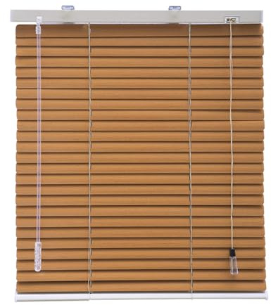 LRYELWA Aluminium Jalousie für Tür & Fenster Blickdicht Sichtschutz Sonnenschutz Lamellenrollo,Verdunkelnd & lichtundurchlässig Jalousette für Innen,Alle Montage-Teile inklusive (80cm x 180cm)