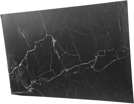 HOODANCOS Marble Pattern Dishwasher Cover Sticker Removable Fridge Door Wrap Home Appliances Decor Vinyl Sticker Dual-sided Black White Retro Design