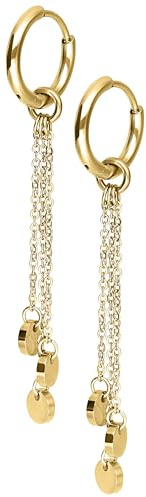 Wildcat Ohrringe - Little Plate Hoops - Roségold - Chirurgenstahl 316L - wasserfest, langlebig, hautverträglich