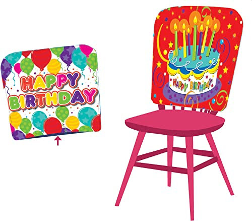 Generique - Stuhlabdeckung Happy Birthday 38 x 48 cm - Bunt