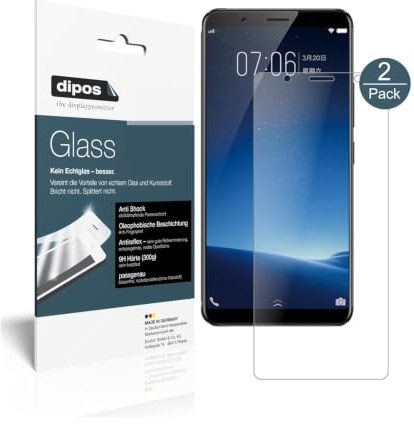 dipos 2x Displayschutzfolie 9H matt für Vivo X20