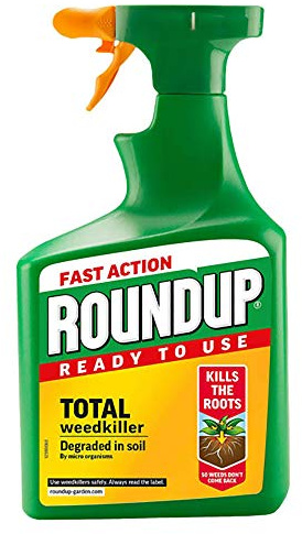 Roundup Fast Action Weedkiller Ready to Use Spray with 20% Extra Free 1.2L Total
