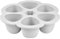 BÉABA, Multiportions Silicone de qualité premium, Résistance thermique extrême, Four et micro-onde, 6 alvéoles indépendantes, Couvercle hermétique, Fabriqué en Italie, 6x90 ml, Gris