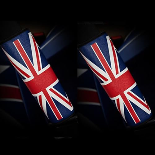 Qirc Sicherheitsgurtbezüge, 1 Stück Leder Auto Sicherheitsgurt Halter Pads Auto Sicherheitsgurt Abdeckung Bequemer Gurtgurt Halter Schutz für Erwachsene Kinder Reisen (Blau)