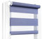 Fenster DEKOR - Rollos für Fenster Violett - Klemmfix Rollo ohne Bohren 120 x 95 cm - Doppelrollo mit einer breiten Auswahl an Größen und Farben - Blickdichte Rollos, einfach zu montieren