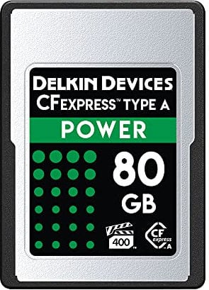 DELKIN Devices 80GB Power CFexpress Type A VPG-400 Memory Card - DCFXAPWR80
