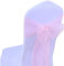 JIUERYY 100pcs Rubans en Organza Housse de Chaise nœuds de Mariage décoration de Ceremonie Fête événement Anniversaire 17 x 275cm-Rose Clair