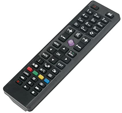 AULCMEET RC4849 RC4870 RC4875 Ersatzfernbedienung Kompatibel mit Telefunken 4K OLED Smart TV FIN19DVDBK FIN22DVDBK TE20265S20T10E SL48990 ASL399202T TE22272B30FC10E 24FLZ274S 32FLZ274S
