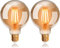 EXTRASTAR Bombillas Vintage Led E27 6W, Lampara Decorativa Retro Edison G80 Bulbo Filamento Tungsteno Blanco cálido 2200K 540Lm- 2 pcs