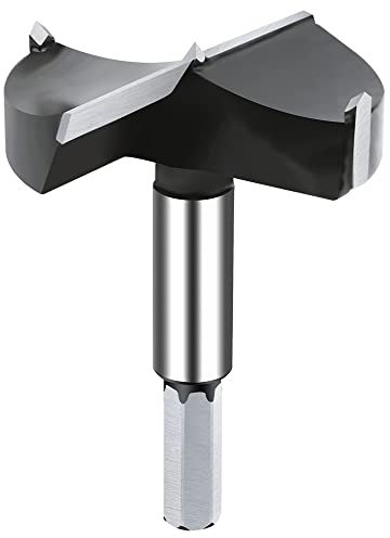 NICAVKIT Wolframstahl Forstnerbohrer 65mm, Professional Forstner bohrer Bit Holz Lochschneider, Holzbohrer Topfbohrer Kunstbohrer für Holz & Hartholz