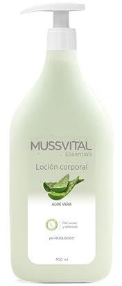 MUSSVITAL Essentials, Körperlotion, Aloe Vera, weiche und zarte Haut, 400 ml