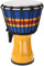 GURU SHOP Farbige Djembe/Holztrommel/Percussion Rhythmus Klang Instrument - Gelb 32 cm, Musikinstrumente