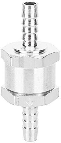 Ailoocedi Clapet Anti-retour Unidirectionnel Anti-retour de Carburant en Aluminium, Unidirectionnelle 6 Mm, Clapet Anti-retour de Carburant Anti-retour, pour Carburateur