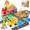 Magnetic Tiles Road Set Kids Toys, Magnetic Building Blocks with Crane for 3+ Year Old Boys Girls STEM Toddlers Toys Ages 3-5 4-8