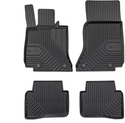 FROGUM No.77 Gummimatten Ganzjahresset von Auto Fußmatten Autofussmatten für Mercedes-Benz C-Klasse W206 ab 2021 | Langlebiges TPE Material