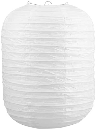 LIFKOME Faltbarer Papierlampenschirm Weiß Für Tisch- Und Stehlampe Diy Dekoration Hängelampe Für Partys Und Wohnkultur