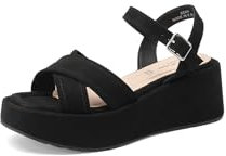 QUEEN HELENA Sandali Platform Sportivi con Sottopiede Ortopedico Donna BZ401 (Nero, Sistema Taglie Calzature EU, Adulto, Donna, Numero, Media, 37)