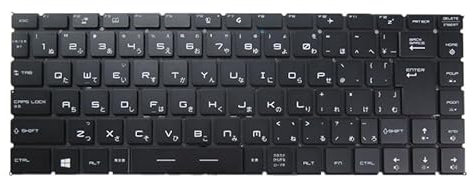 Laptop Per-Key RGB Backlit Keyboard For MSI GS65 Stealth Thin 8RE 8RF MS-16Q2 Japanese JP Black Without Frame New