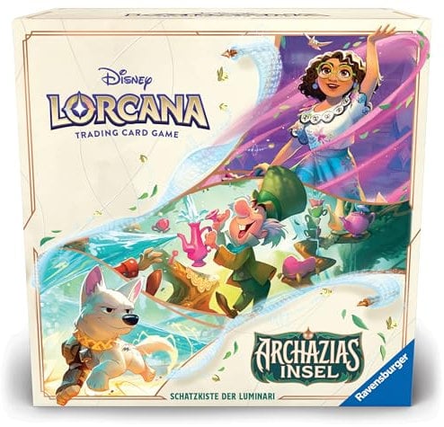 Disney Lorcana Trading Card Game: Archazias Insel - Schatzkiste der Luminari (Deutsch)