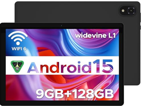 DOOGEE U10 Android 15 Tablet 10 Zoll 16GB RAM+128GB ROM (2TB TF) 5060mAh Kinder Tablet Android WiFi 6, WidevineL1, 8+5MP Dual Kamera, GMS, BT5.0, Type C Tablets PC [2025]