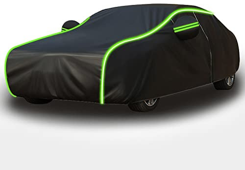 JPDEDIAN Autoabdeckung Outdoor für 𝖳𝗈𝗒𝗈𝗍𝖺 Corolla Hybrid Autoabdeckung Abdeckplane Auto Autogarage Faltgarage Auto Wasserdicht Garage Auto