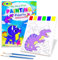 2Pack Water Painting Books for Kids - Dinosaur & Animal Theme Water Colouring Books, Children Magic Colouring Book for Travel Camping Plane Activities, 16Sheets/Book