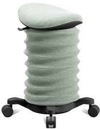 TOPSTAR Sitness 4D mit Rollen AGR-Zertifiziert Dynamischer Sitzhocker schwarz - grün, ergonomischer Bürohocker - höhenverstellbar - stärkt den Rücken - entlastet die Bandscheiben | Made in Germany | Ergonomisch | Bürohocker, Rollhocker | höhenverstellbar | Geprüfte Sicherheit nach GS-Intertek