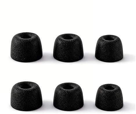3 Paia | Tappi Auricolari Memory Foam compatibili con Linsoul KZ ZS10 Pro | S/M/L 3 Taglie | Gommini Auricolari Schiuma Riduzione del Rumore