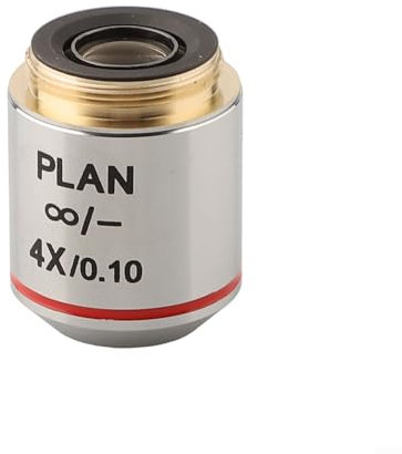 Obiettivo per microscopio Infinity su misura per modelli Olympus che fornisce capacità di osservazione superiore (4X)