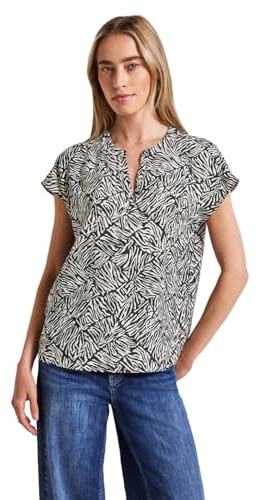 Street One Damen Bluse mit Minimal Print