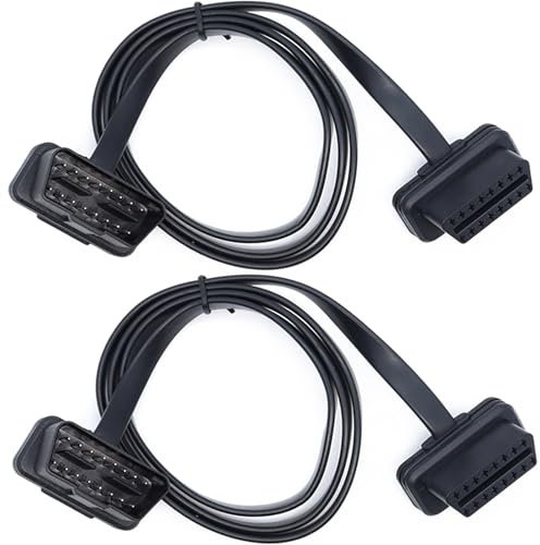 GERUI 2 dispositivi diagnostici OBD2 per auto, OBD-II, 16 pin, cavo di prolunga da maschio a femmina, 1,5 m