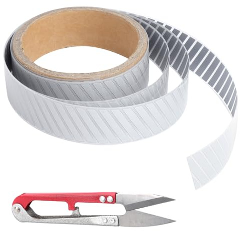 XRVRILE Reflektorband zum Aufnähen, Aufbügel Reflex Sicherheitsband 2.5 cm x 3 m mit Schere für Kleidung, Rucksack, Kinder, Fahrrad und Nacht Sichtbarkeit