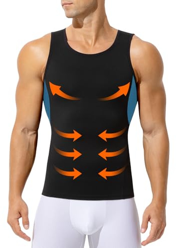 Mauro Kane Canotta Contenitiva Uomo Canottiera Compressione Shapewear